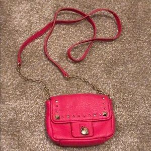 Juicy Couture Small Pink Leather Crossbody bag